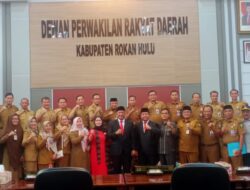 DPRD Rohul Gelar Tetapkan Anton-Poti Sebagai Bupati & Wakil Bupati Tahun 2025-2030.