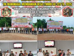KODIM 0431/BANGKA BARAT MELAKSANAKAN PEMBUKAAN TMMD KE-123: WUJUDKAN PEMERATAAN PEMBANGUNAN DAN KETAHANAN NASIONAL