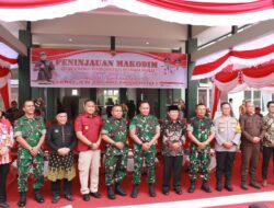 Tinjau Makodim Baru di Rohul, Lapas Pasir Pangarayan Hadiri Kuker Pangdam I/Bukit Barisan