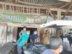 Gerak Cepat Polsek Ujung Batu, Setelah Laporan Penemuan Mayat Di Bengkel Mobil Ujung Batu