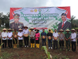 Dukung Ketahanan Pangan Nasional, Lapas Pasir Pangarayan Ikuti Panen Raya Jagung Serentak Tahap I