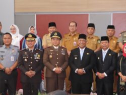 Dalam Rapat Paripurna, Kalapas Pasir Pangarayan Hadiri Sertijab Bupati dan Wakil Bupati Rokan Hulu