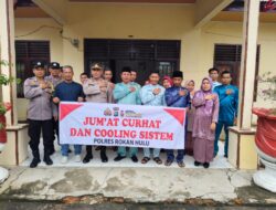 Polres Rokan Hulu Gelar Jumat Curhat & Cooling System untuk Wujudkan Kamtibmas Kondusif di Bulan Ramadhan