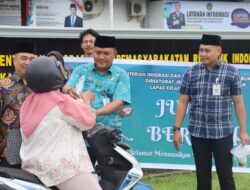 Jum’at Berkah, Lapas Pasir Pangarayan bagikan Takjil Gratis Kepada Masyarakat