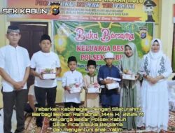 Polsek Kabun Tebarkan Kebahagiaan Ramadhan, Santuni Anak Yatim dan Pererat Silaturahmi