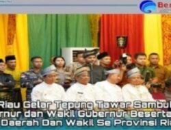 LAM Riau Gelar Tepung Tawar Sambut Gubernur dan Wakil Gubernur Beserta 24 Kepala Daerah Beserta Wakil Se Provinsi Riau