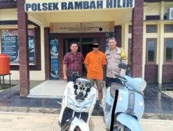 Kurang Dari 24 Jam, IPDA Jones, Amankan Residivis Pencurian Sepeda Motor.