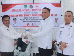 HBP ke-61, Lapas Pasir Pangarayan Gelar Donor Darah Bersama PMI Rohul