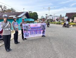 Sat Lantas Polres Rohul Gencarkan Penting, Ajak Masyarakat Tertib Berlalu Lintas Dan Cegah Gangguan Kamtibmas