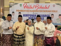 Bersama Forkopimda,Kalapas Pasir Pangaraian Hadiri Halal Bihalal Pemkab Rohul Bersama HKR