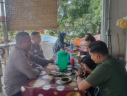 Gelar Jumat Curhat dan Cooling System, Sat Binmas Polres Rohul Sambangi Masyarakat Desa Kumain