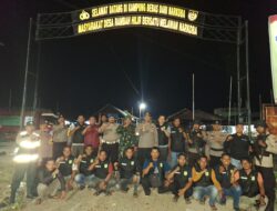 Polsek Rambah hilir Gelar Patroli Tim Raga Bersama Koramil 02 Rambah Dan Satgas Kampung Bebas dari Narkoba