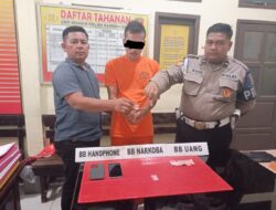 Seorang Pemuda Diamankan Polsek Rambah Hilir Di Kebun Sawit, Gagalkan Transaksi Narkotika.