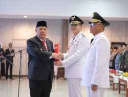 Lantik Bupati dan Wakil Bupati Bangka Barat, Gubernur Hidayat Arsani Ajak Kepala Daerah Bersinergi Membangun Bangka Belitung