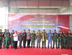 Tiba di Babel, Kasad Maruli Simanjuntak Disambut Hangat Gubernur Hidayat Arsani