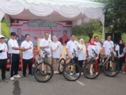 Lapas Pasir Pangaraian Turut Meriahkan Jalan Santai Semarak Harlah  Pancasila dan Pencanangan Car Free Day di Rokan Hulu