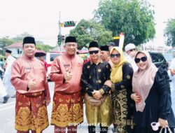 Rohul Tampil Memukau di Pawai Ta’aruf MTQ ke-43 Riau, Bupati dan Wakil Bupati Turun Langsung Bersama Ketua APDESI Kecamatan Rambah Samo.