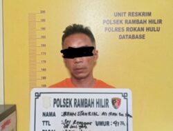 Gerak Cepat, Polsek Rambah Hilir Bekuk Pelaku Percobaan Pembunuhan  di Desa Rambah Muda
