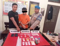 Dibawah Komando Kapolsek IPDA Jonnes,S.H, Polsek Rambah Hilir Berhasil Amankan Resedivis Pelaku Tindak Pidana Narkotika