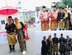 Kepala Desa Teluk Aur, Muslim SH, Bersama Ketua TP, PKK Teluk Aur, Hadiri  Pembukaan MTQ Riau XLIII di Bengkalis: Negeri Seribu Suluk Bersinar Di Kota Terubuk