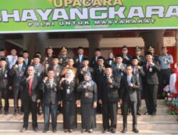 Semangat Sinergi, Lapas Pasir Pangaraian Hadiri Puncak HUT Bhayangkara ke-79 di Rokan Hulu