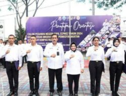 Lapas Pasir Pangaraian Hadiri Penutupan Orientasi CPNS Pemasyarakatan se-Riau, Terima 7 CPNS Baru