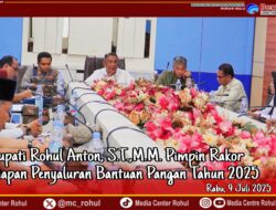 Bupati Rohul Anton Pimpin Rakor Persiapan Penyaluran Bantuan Pangan Tahun 2025