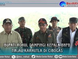 Kepala BNPB Pusat didampingi Bupati Rohul Anton Tinjau Karhutla di Cipogas