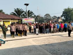 PAC GRIB JAYA, Kecamatan Rambah Samo, Gelar Mengikuti Apel Siaga Karhutla Di Polsek Rambah Samo Berjalan Lancar.