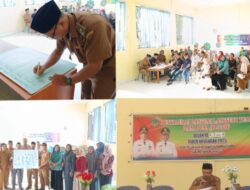 Kepdes Teluk Aur Muslim SH, Gelar Kegiatan Musyawarah Evaluasi Kerja Tahun 2025.