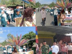 Pemdes Teluk Aur, Hadiri Pawai Ta’aruf MTQ Ke-12 Tingkat Kecamatan Rambah Samo.