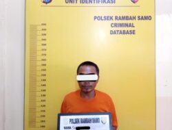 Polsek Rambah Samo Berhasil Ungkap Pelaku Pencurian Laptop di Danau Sati