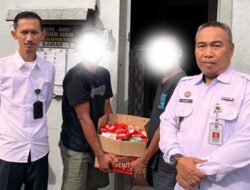 Lapas Pasir Pangaraian Bagikan Perlengkapan Kebersihan Diri Bagi Warga Binaan