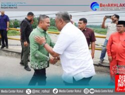 Gubri Tinjau Perbaikan Jembatan Ujung Batu, Bupati Anton Pastikan Warga Segera Nikmati Akses Normal