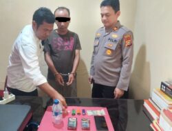 Residivis Curas dan Narkoba Kembali Ditangkap Polsek Tandun