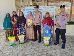 Polsek Rambah Samo Gelar Pangan Murah, Warga Berterima Kasih.