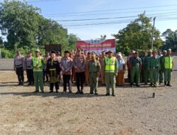 Polsek Rambah Samo Gelar Apel Akbar dan Aktifkan Kembali Pos Satkamling Yang Ada Diwilayahnya.