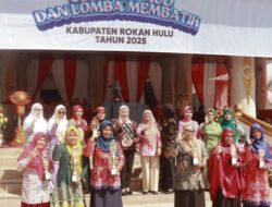 Serunya Gebyar PAUD, DW Lapas Pasir Pangaraian Turut Ramaikan Lomba Membatik
