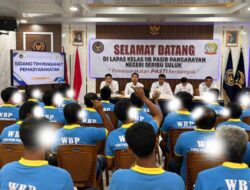 Lapas Pasir Pangaraian Gelar Sidang TPP, 38 Warga Binaan Diusulkan Menjadi Tamping