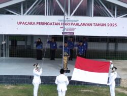 Upacara Hari Pahlawan di Lapas Pasir Pangaraian: “Pahlawanku Teladanku, Terus Bergerak, Melanjutkan Perjuangan”