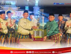Pembukaan MTQ Ke-25 Tingkat Kabupaten Rohul Berjalan Meriah Dan Lancar Meski Diawali Rintik Hujan.
