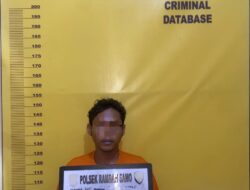 Polsek Rambah Samo Tangkap Kurir Sabu di Simpang Lapangan Terbang, Barang Bukti 5,73 Gram Diamankan