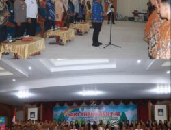 Lapas Pasir Pangarayan Hadiri Puncak Peringatan Hari Anak Nasional Tingkat Kabupaten Rokan Hulu Tahun 2025