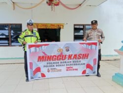 Polsek Bonai Darussalam Gelar Patroli Minggu Kasih, Pastikan Keamanan Gereja di Desa Sontang