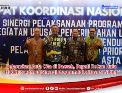 Selaraskan Asta Cita di Daerah, Bupati Rokan Hulu Hadiri Rakornas Sinergi Program Prioritas Presiden