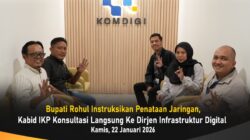Bupati Rohul Instruksikan Penataan Jaringan, Kabid IKP Konsultasi Langsung ke Dirjen Infrastruktur Digital