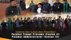 Perkuat Struktur OPD, Bupati Anton Resmi Lantik Pejabat Eselon II dan III Rokan Hulu