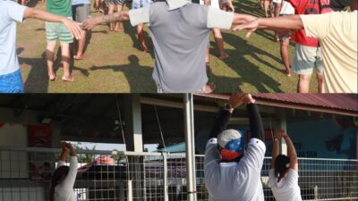 Jaga Kebugaran, Warga Binaan Lapas Pasir Pangarayan Ikuti Senam Rutin di Bawah Pengawasan Petugas