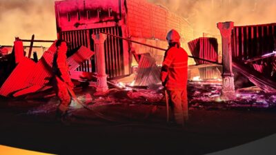 Puluhan Rumah Warga Hangus di Lalap Api, Beruntung Tidak Ada Korban Jiwa.
