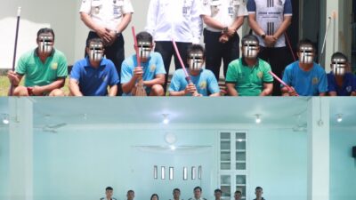 Sambut Ramadan 1447 H, Lapas Pasir Pangarayan Gelar Kerja Bakti di Mushola Anugerah